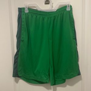 ADIDAS Green Climalite Active Shorts for men size S